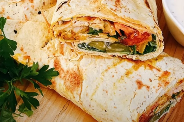 شاورما مرغ اسپایسی