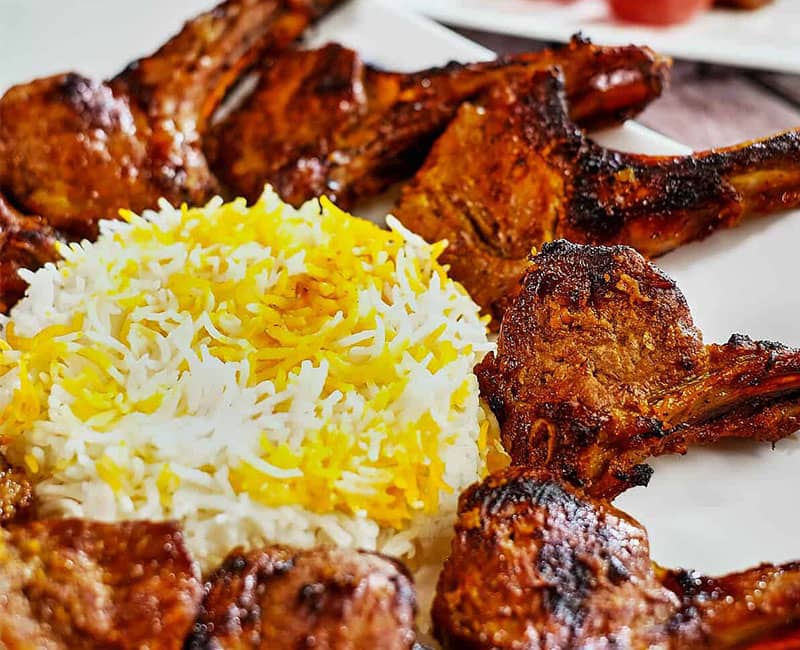 چلو شیشلیک 500 گرمی