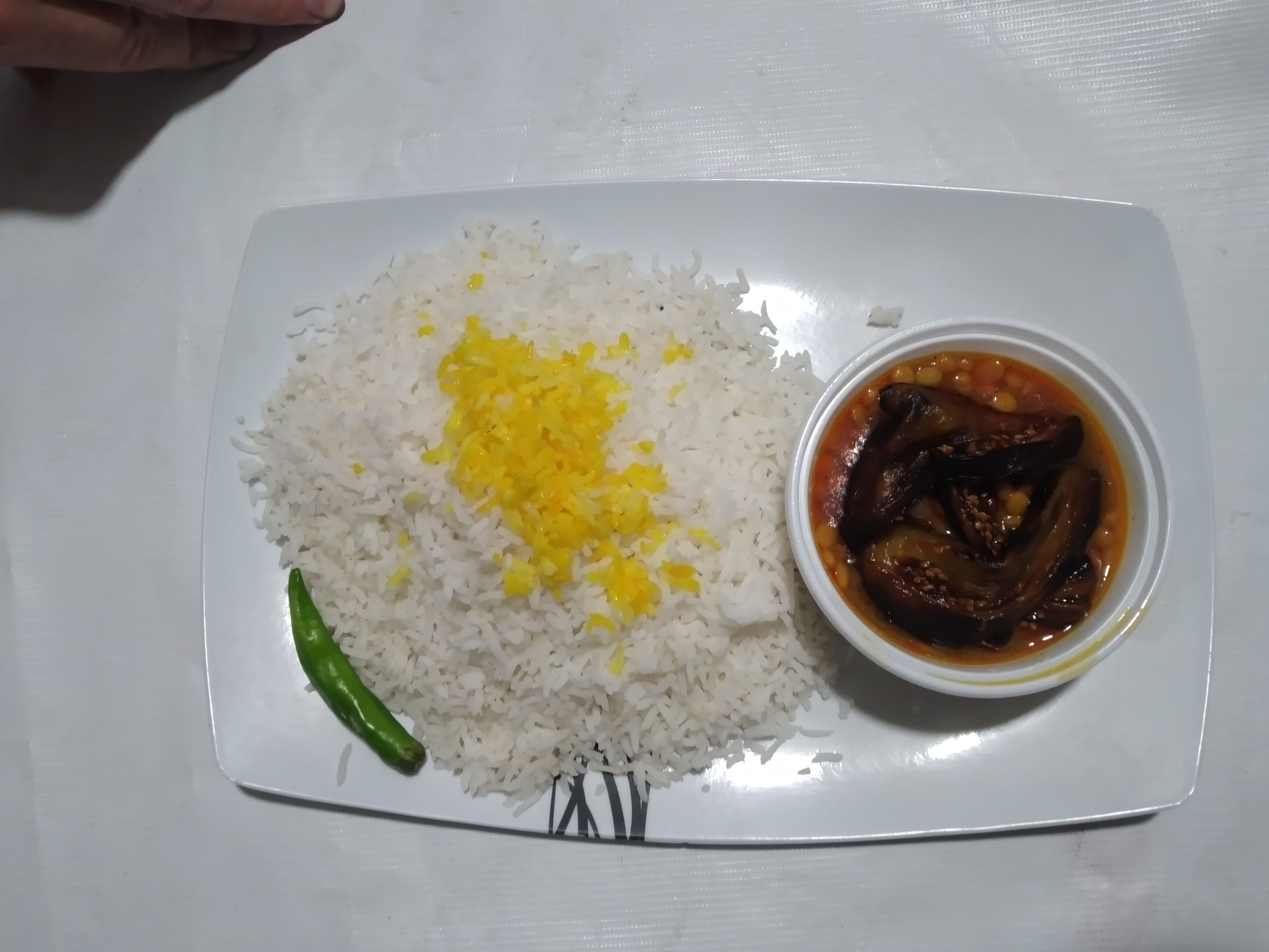 چلو خورشت قیمه بادمجان