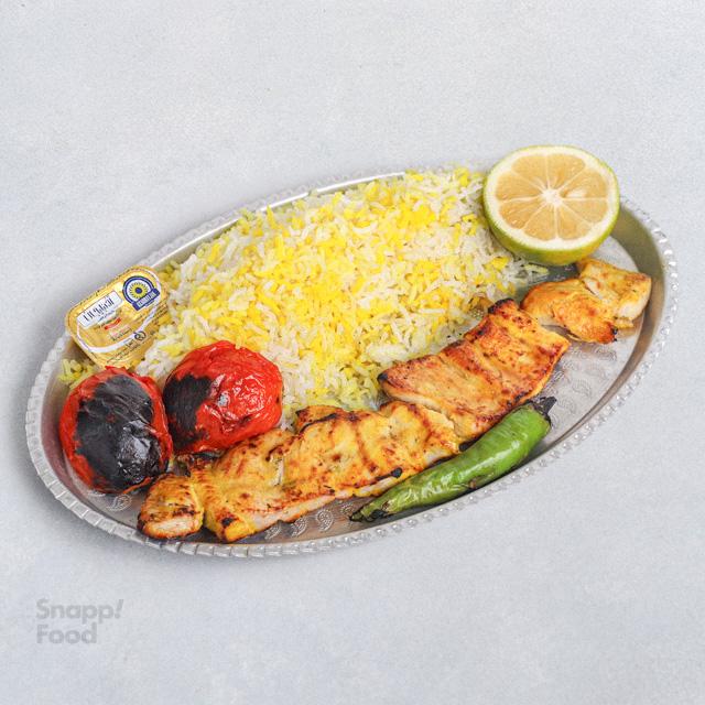 چلو جوجه کباب معمولی