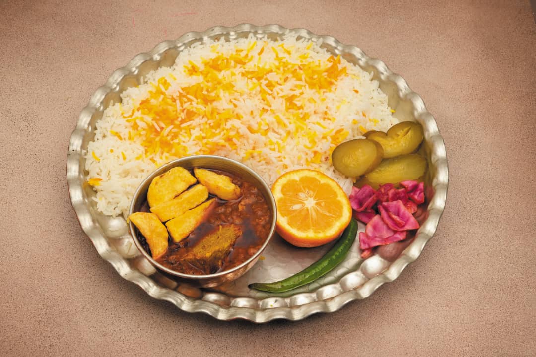 چلو خورشت قیمه 