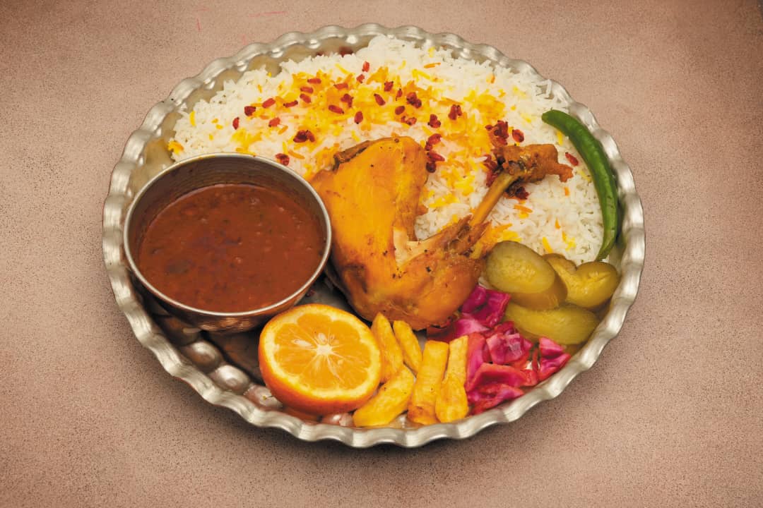 زرشک پلو با مرغ مخصوص