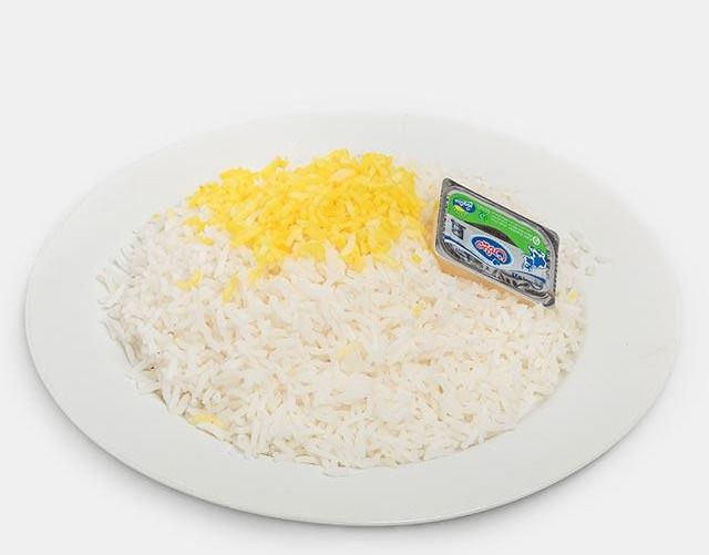 برنج خالی با کره