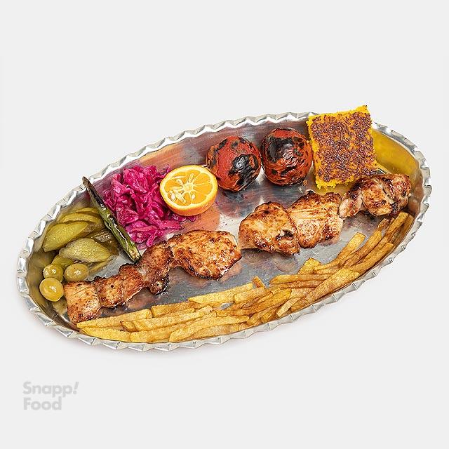 خوراک جوجه کباب ران