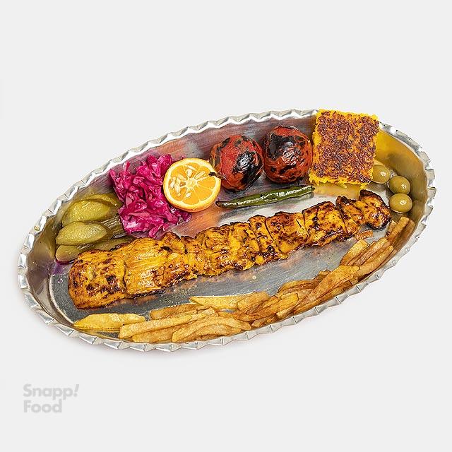 خوراک جوجه کباب سینه