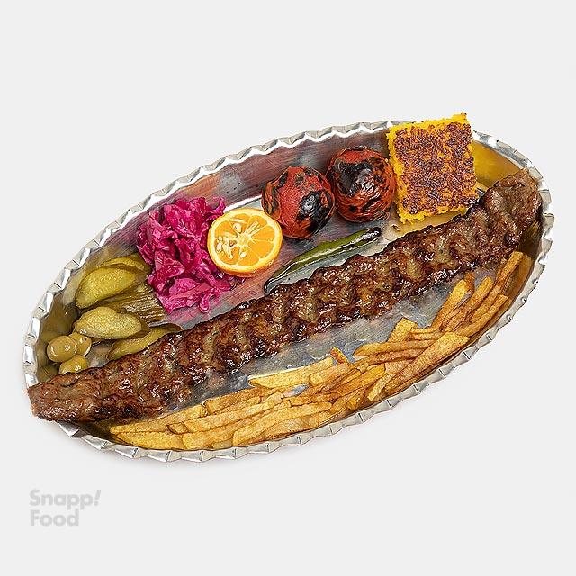 خوراک کباب لقمه