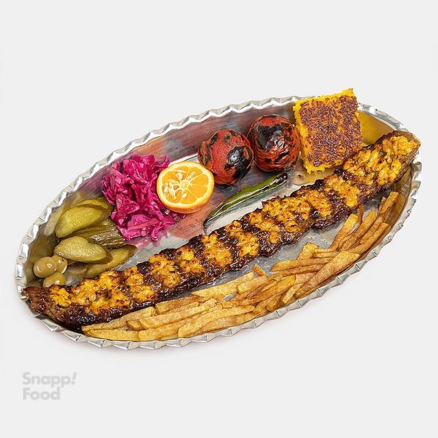خوراک کباب لقمه نگین دار