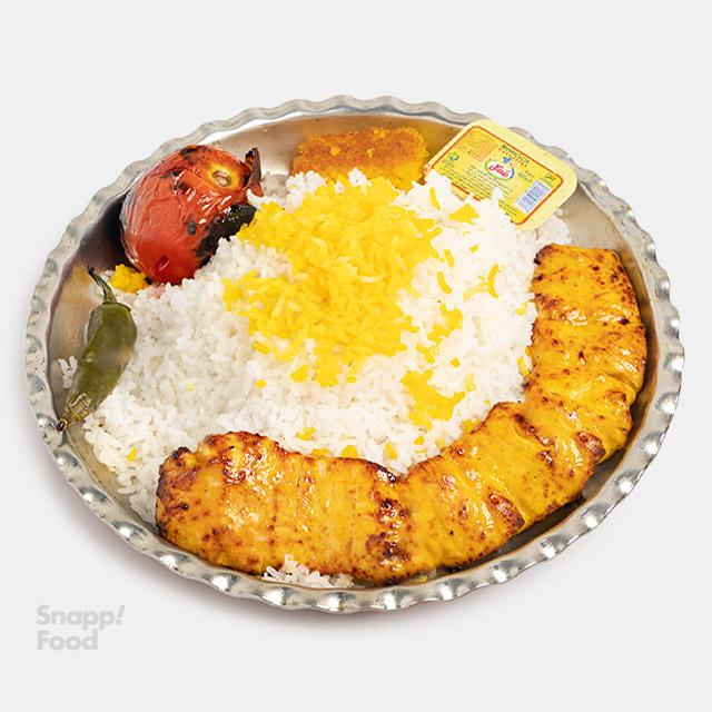 چلو جوجه کباب معمولی