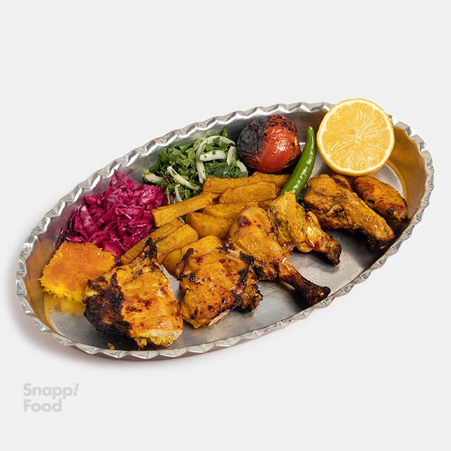 خوراک جوجه کباب با استخوان