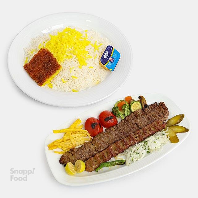 چلو کباب سلطانی گوسفندی