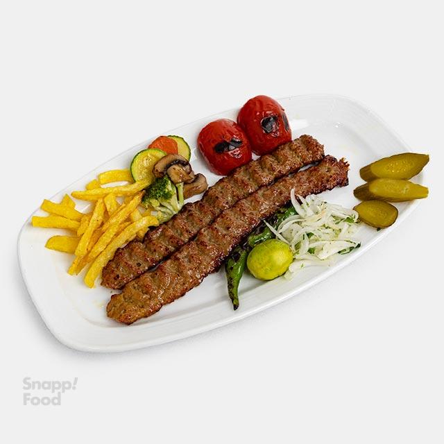 چلو کباب کوبیده