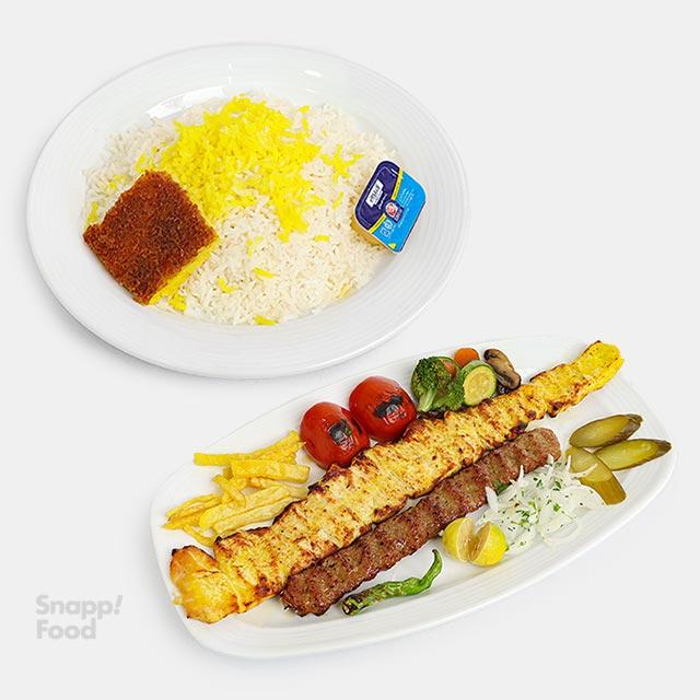 چلو کباب وزیری مخصوص