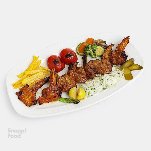 خوراک کباب شیشلیک گوسفندی