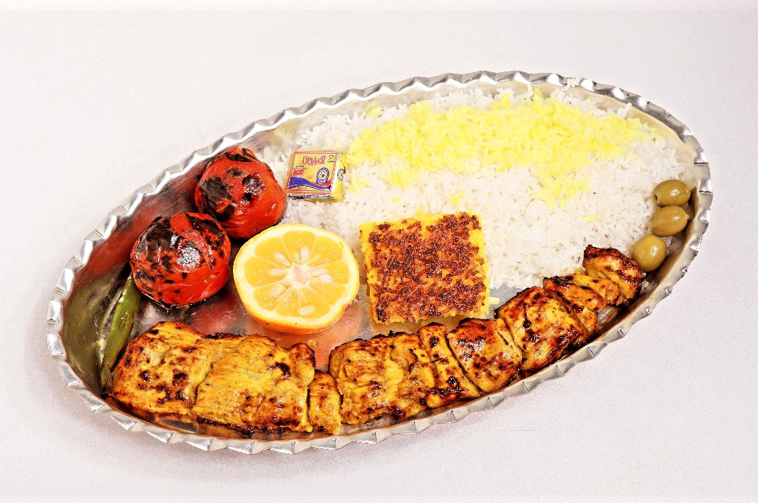 چلو جوجه کباب(سینه)