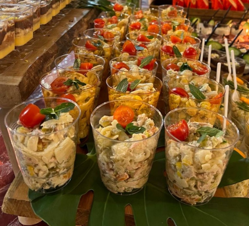 شات سالاد ماکارانی