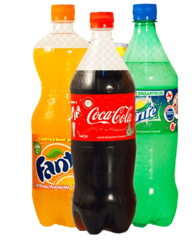 نوشابه کوچک   (سیاه و زرد و سون آپ)